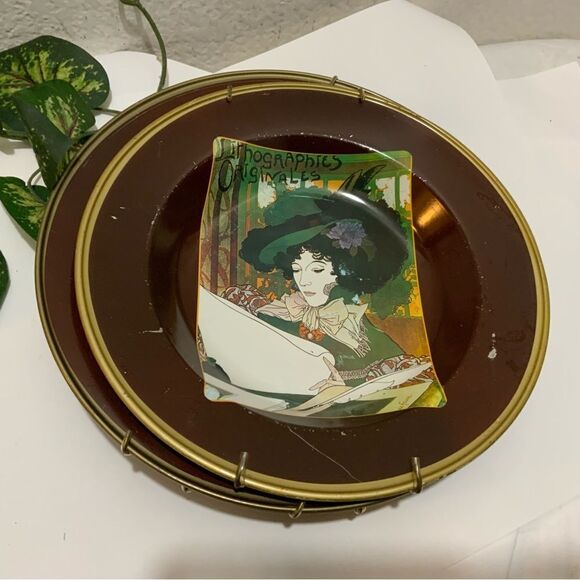 Vintage Nevco Metal set of 3 Trays  Made in Republic of South Africa G13 - Picture 8 of 10